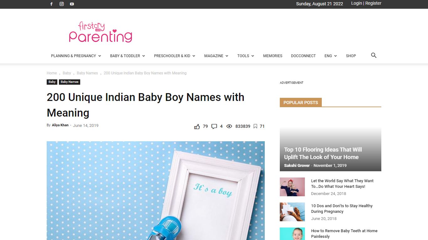 Top 200 Unique Indian Names for Baby Boy with Meanings - FirstCry Parenting